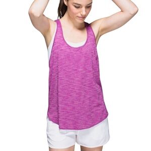 Lululemon 105 F Singlet Heathered Regal Plum Size 6/Small